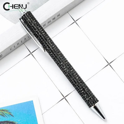 Preses metāla lodīšu pildspalvas Dimants Daudzkrāsu dāvanu pildspalva Radoša biroja piederumi Studentu kancelejas piederumi Aksesuāri