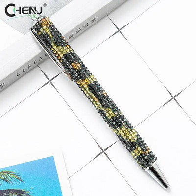 Preses metāla lodīšu pildspalvas Dimants Daudzkrāsu dāvanu pildspalva Radoša biroja piederumi Studentu kancelejas piederumi Aksesuāri