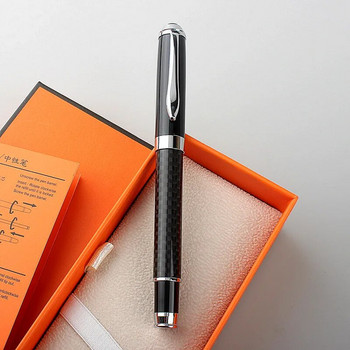 Висококачествена химикалка с ролкови ролкови влакна от изцяло метални влакна Офисна писалка за бизнес мъже