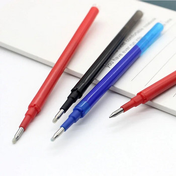 5Pcs/20Pcs Изтриваем пълнител за гел химикалка Резервен пълнител за канцеларски принадлежности за училище, черно/синьо/червено мастило, пълнител за изтриваема писалка