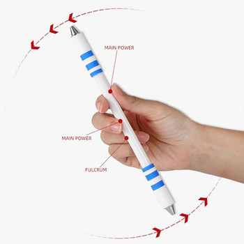 Светеща светодиодна въртяща се писалка Многоцветна студентска въртяща се балансираща писалка Декомпресиращи химикалки Играчка за центрофуга Награди за училищен клас Подаръци