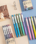 20 krāsu tintes vintage gēla pildspalva, retro dizains, gluds 0,5 mm studentu pildspalvas rakstīšanas piederumi kancelejas piederumi