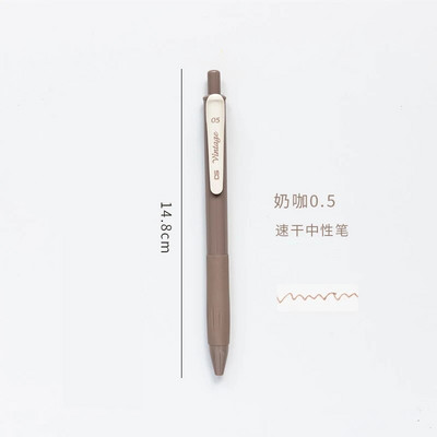 20 krāsu tintes vintage gēla pildspalva, retro dizains, gluds 0,5 mm studentu pildspalvas rakstīšanas piederumi kancelejas piederumi