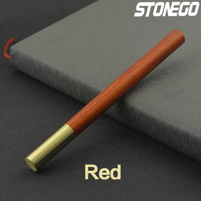 STONEGO koka lodīšu pildspalvas Rollerball pildspalva dāvanu rakstīšanai Lodīšu pildspalva