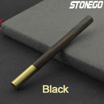 STONEGO koka lodīšu pildspalvas Rollerball pildspalva dāvanu rakstīšanai Lodīšu pildspalva