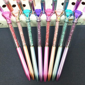 4 tk suur teemant pöörlev pastapliiats Quicksand pöörlevad pastapliiatsid Crystal Gem Ballpoint Student Prize
