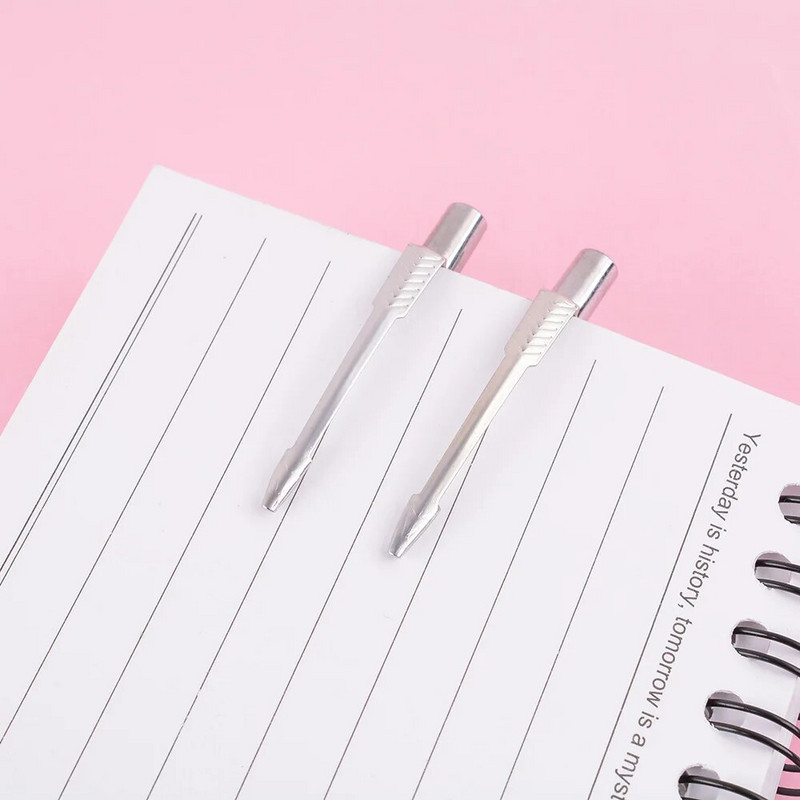 2022. aasta uus pastapliiats Kontori kaubanduslik press Metallpliiatsid kingitus Automaatsed pastapliiatsid kooli jaoks Bolígrafo de varilla de acero