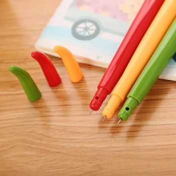 1 τεμάχιο Lytwtw\'s Cute Cartoon Kawaii Chili Paprika Vegetables Pen Creative School Office Gel στυλό Γραφείου Δώρο Προμήθειες Χαρτικά