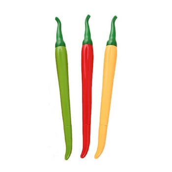 1 брой Lytwtw\'s Cute Cartoon Kawaii Chili Paprika Vegetables Pen Creative School Office Гел химикалки Консумативи за подаръци Канцеларски материали