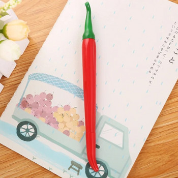 1 брой Lytwtw\'s Cute Cartoon Kawaii Chili Paprika Vegetables Pen Creative School Office Гел химикалки Консумативи за подаръци Канцеларски материали