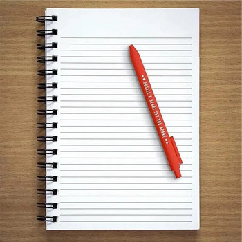 5 τεμ. Motivational Pens καινοτόμα στυλό Motivational Messages Σετ στυλό εμπνευσμένο στυλό Μαύρο μελάνι