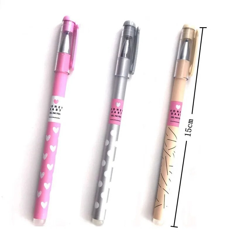 3 τεμ/σετ Σετ 0,38 χιλιοστών Starry Sky Erasable στυλό για μαύρο μπλε μελάνι Γράψιμο χαριτωμένα τζελ στυλό Kawaii Σχολικά προμήθειες γραφείου Παιδική γραφική ύλη