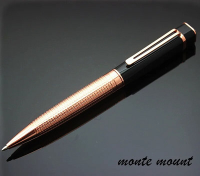 Augstas kvalitātes pilna metāla dimanta pildspalva rozā zelta lodīšu pildspalva misiņa lodīšu pildspalvas dāvanu rakstīšanai kancelejas piederumiem skolas biroja gēla pildspalva