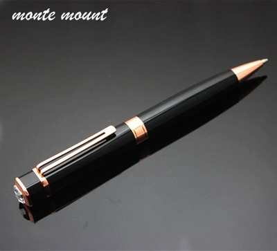 Augstas kvalitātes pilna metāla dimanta pildspalva rozā zelta lodīšu pildspalva misiņa lodīšu pildspalvas dāvanu rakstīšanai kancelejas piederumiem skolas biroja gēla pildspalva