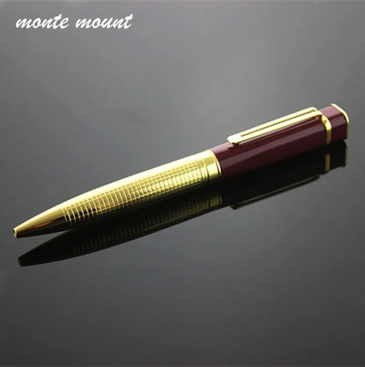 Augstas kvalitātes pilna metāla dimanta pildspalva rozā zelta lodīšu pildspalva misiņa lodīšu pildspalvas dāvanu rakstīšanai kancelejas piederumiem skolas biroja gēla pildspalva