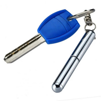 Прибираща се химикалка, метален ключодържател, преносим ключодържател от неръждаема стомана, мини телескопичен подпис, химикалка, училищни офис консумативи