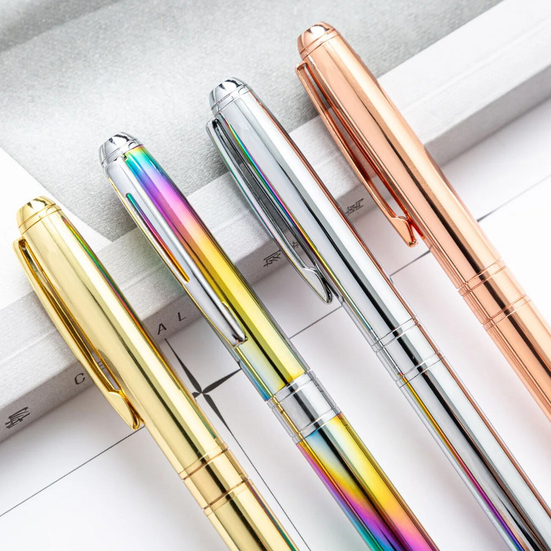 1 komad Lytwtw's Plating Hemijska olovka Metalna olovka za vjenčanje Uredski školski pribor Poklon