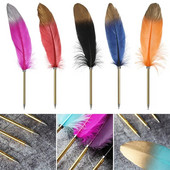 Izsmidzināms zelta spalvu pildspalvas lodīšu pildspalvas rakstīšanas rīks Ziemassvētku dāvanu kāzu paraksta pildspalvas kancelejas piederumi Skolas biroja piederumi