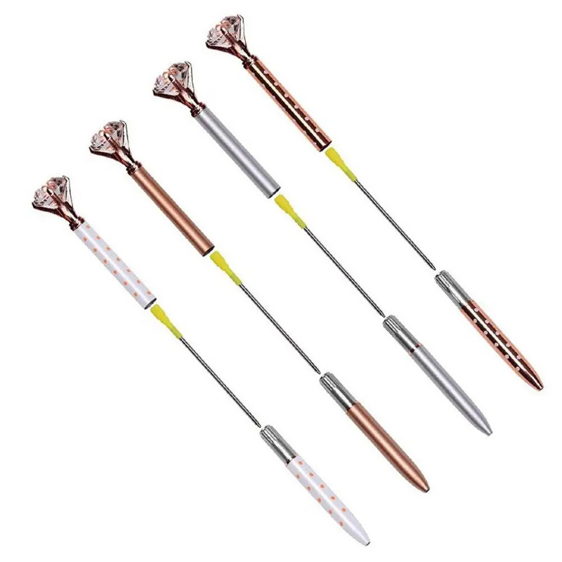 Μεγάλο Διαμαντένιο Στυλό Στυλό Κρυστάλλινο Στυλό Φοιτητικό Γραφείο Επιχειρηματικά Δώρα 1,0mm Metal Nib Rhinestone Pen Dropship