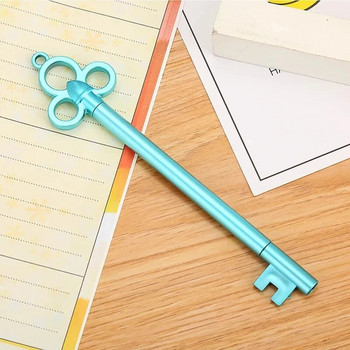 Творчески ключ Неутрална писалка Прекрасен анимационен ключ Учебен офис Ретро химикалка на водна основа Канцеларски материали Ученически канцеларски материали с ретро дръжка