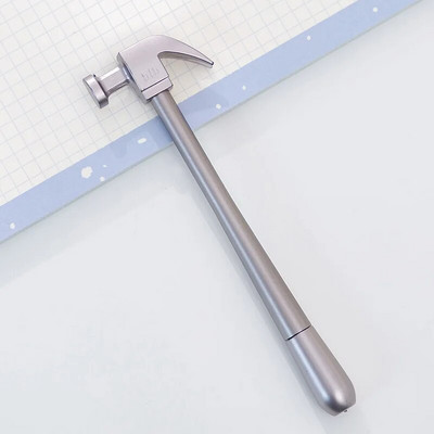 Creative Simulation Hammer Gel Pen Stationery Learning Shool Office Stationery Gift Graffiti Writing Graffiti Metal Signature Pen