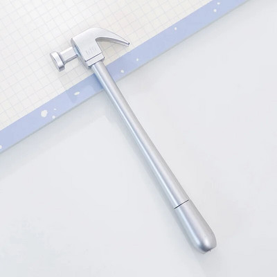 Creative Simulation Hammer Gel Pen Stationery Learning Shool Office Stationery Gift Graffiti Writing Graffiti Metal Signature Pen
