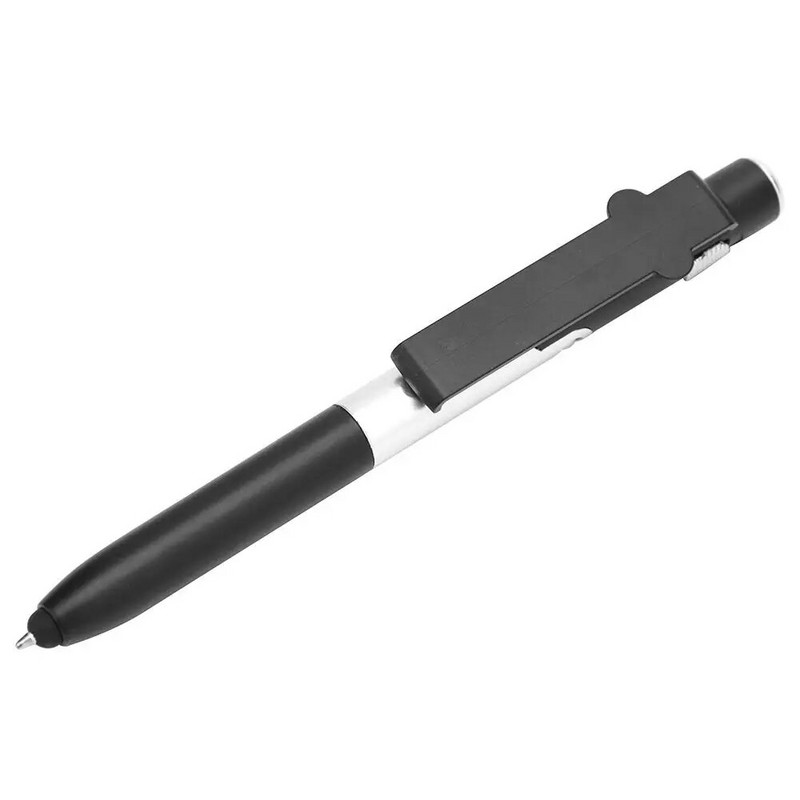 4 vienā daudzfunkcionāla saliekama lodīšu pildspalva LED gaismas mobilā tālruņa statīva turētājs pildspalvas Skolas biroja kancelejas piederumi