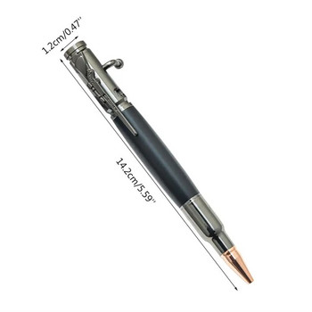 1 Η/Υ 1,0mm Bolt Action Pen Πολυλειτουργικό μεταλλικό στυλό για φοιτητές Διευθυντής καθηγητών Δικηγόρος Καθηγητής Dropshipping