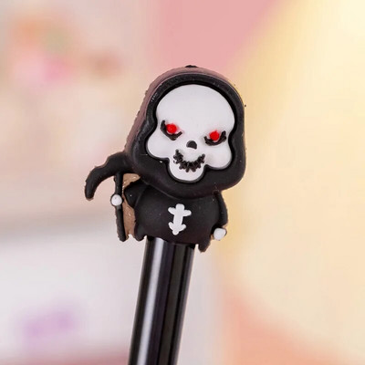 6 gab. Kancelejas preces Jauka multfilma Helovīna ķirbju kuša želejas pildspalva