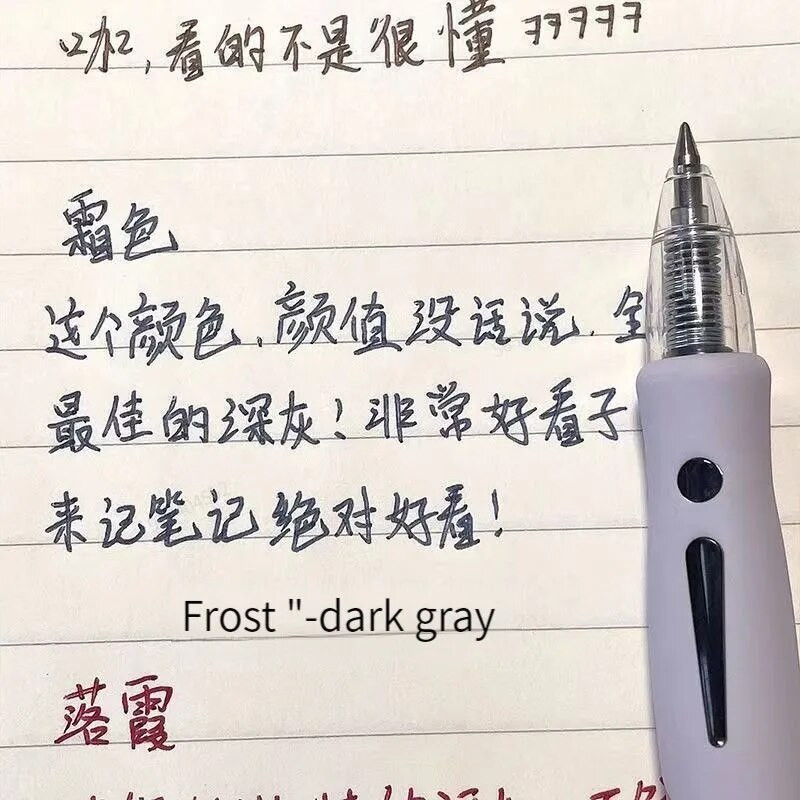 Haile 6Krāsu/komplekts Vintage izvelkamas gēla pildspalvas komplekts Lodīšu punkts rakstīšanai Uzpilde Piederumi Biroja skolas kancelejas piederumi