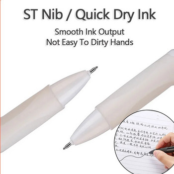 Στυλό δοκιμής ST 5PC ST Quick-dry Gel Pen Signature Pen Press Στυλό 0,5mm Μαύρο Ανταλλακτικό Σχολική Γραφική Είδη Γραφείου