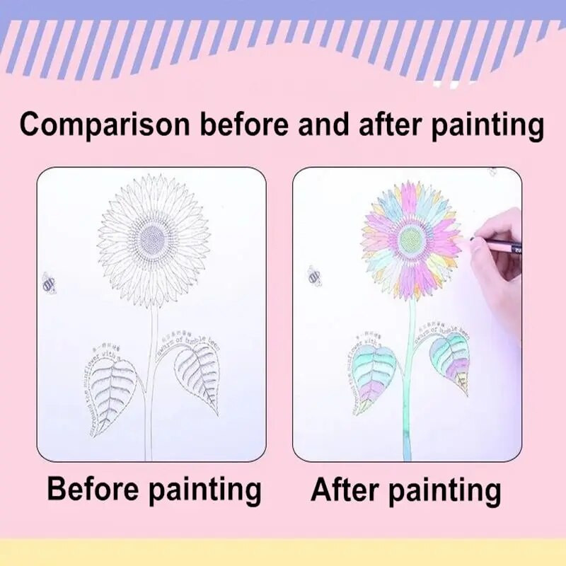 12 buc/set Set de pixuri cu gel pixuri cu sclipici pentru birou școlar, cărți de colorat pentru adulți, jurnalele de desen, marcatori de artă, pix de promovare