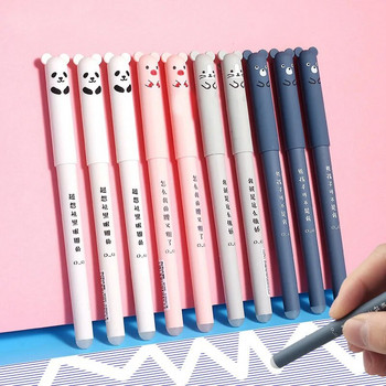 4/26 τεμ./σετ Kawaii Erasable Pens for Writing Notebooks Girls Cute Gel στυλό Αξεσουάρ γραφείου Σχολικά προμήθειες Χαρτικά