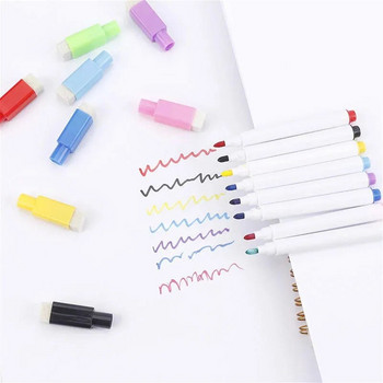 LOLEDE Multi 8Colors Whiteboard Pen Set Изтриваем маркер за бяла дъска Glass Kids Drawing Office Meeting School Teacher