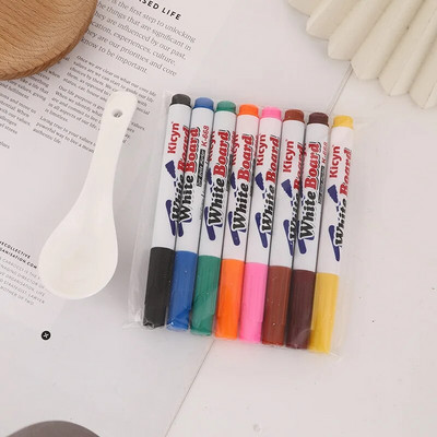 8/12 Χρώματα Magical Water Floating Student Painting Brush Whiteboard Markers Pen Suspension Παιδικά Εκπαιδευτικά Παιχνίδια με στυλό ζωγραφικής