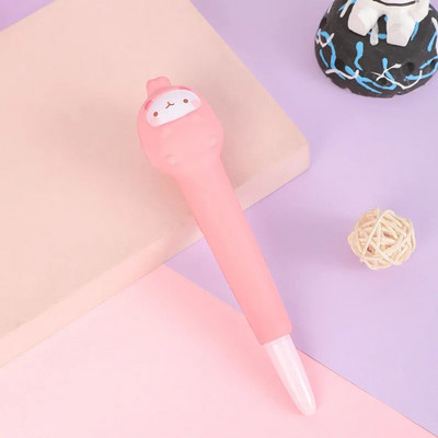 1 gab. Lytwtw`s Cute Kawaii mīksta želejveida pildspalva kancelejas piederumi dekompresijas Creative Sweet Pretty Lovely multfilmu pildspalvu biroja skolas piederumi