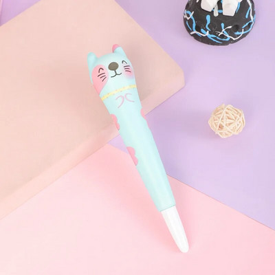 1 gab. Lytwtw`s Cute Kawaii mīksta želejveida pildspalva kancelejas piederumi dekompresijas Creative Sweet Pretty Lovely multfilmu pildspalvu biroja skolas piederumi