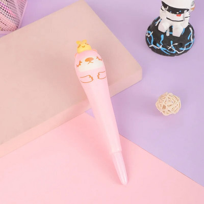 1 gab. Lytwtw`s Cute Kawaii mīksta želejveida pildspalva kancelejas piederumi dekompresijas Creative Sweet Pretty Lovely multfilmu pildspalvu biroja skolas piederumi