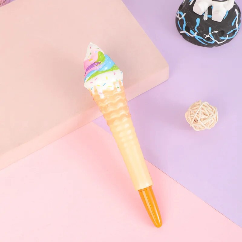1 gab. Lytwtw`s Cute Kawaii mīksta želejveida pildspalva kancelejas piederumi dekompresijas Creative Sweet Pretty Lovely multfilmu pildspalvu biroja skolas piederumi