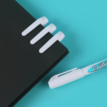Мазна бяла маркерна писалка с графити Бързосъхнещ водоустойчив постоянен гел молив Боя за гуми Протектор на гуми Екологична писалка