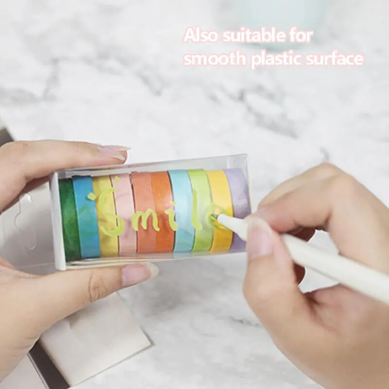 10 tk värvilised markerpliiatsid Pintsli ots Veekindel õline tint Kirjatarbed Maali joonistamine Kunsti joonistamine Manga tarvikud