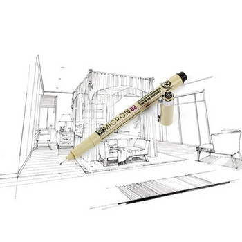 7/9/11Pcs Black Sakura Pigma Micron Pen водоустойчива ръчно нарисувана дизайнерска скица игла писалка Fineline писалка консумативи