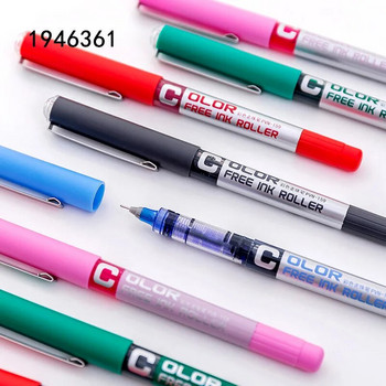 Υψηλής ποιότητας Πολλαπλών Χρωμάτων Μελάνι Gel Στυλό Μεγάλης χωρητικότητας Student School Γραφείο Γραφείο Fine Roller Ball Pen New