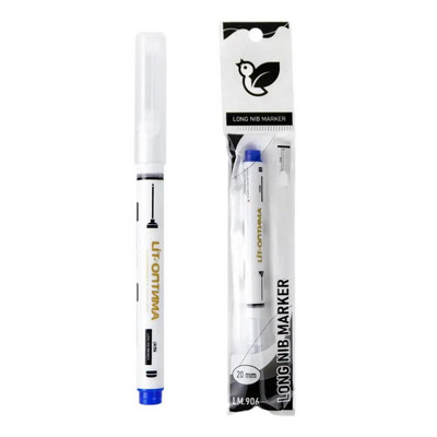 Pika otsaga värvimarkerid Sügavalt ulatuvad kirjatarvete pliiatsid Kunstitarbed Veekindel käeulatuses püsimarker koolitarvikute jaoks