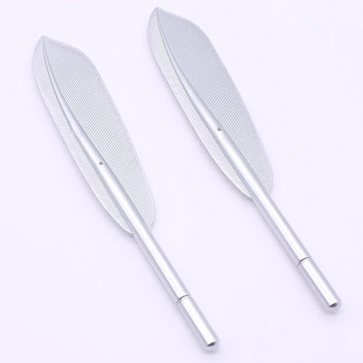 2 τεμ. Beautiful Feather Gel Pens 0,5mm Creative Kawaii Cute Neutral Pen Ink Pen Gift Σχολικά προμήθειες γραφείου Χαρτικά