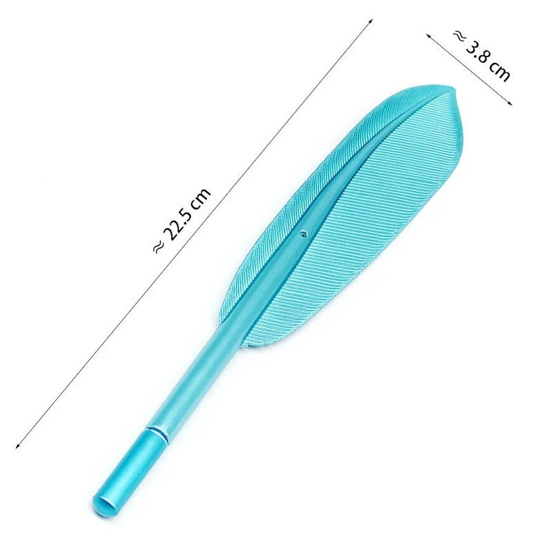 2 τεμ. Beautiful Feather Gel Pens 0,5mm Creative Kawaii Cute Neutral Pen Ink Pen Gift Σχολικά προμήθειες γραφείου Χαρτικά