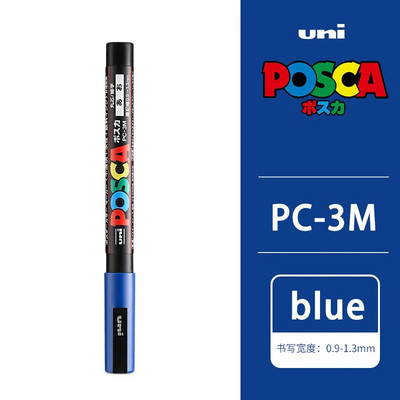 1 tk UNI POSCA markerid PC-3M POP plakat Reklaam Värvipliiats Kontor õpilasmaaling Anime käsitsi maalitud kirjatarbed 31 värvi
