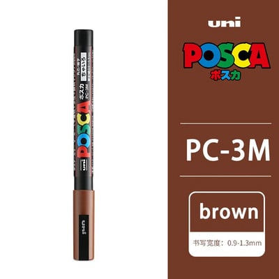 1 tk UNI POSCA markerid PC-3M POP plakat Reklaam Värvipliiats Kontor õpilasmaaling Anime käsitsi maalitud kirjatarbed 31 värvi