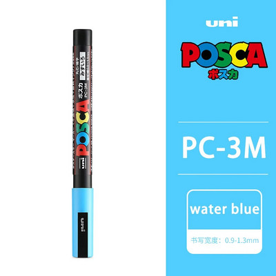 1 tk UNI POSCA markerid PC-3M POP plakat Reklaam Värvipliiats Kontor õpilasmaaling Anime käsitsi maalitud kirjatarbed 31 värvi