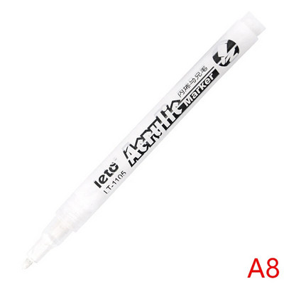 Akrila krāsas pildspalvas Ūdensizturīgas pastāvīgās marķieru pildspalvas Akrila pildspalvas DIY akmens akmens keramikas stikla krūzes koka